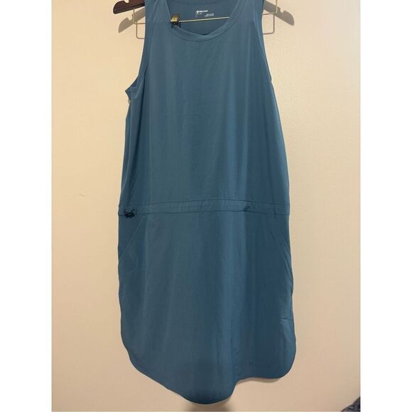 Marmot Dresses & Skirts - Marmot Elda Dress Dusty Teal Blue Women's Large Outdoors Hiking Althetic UPF 30